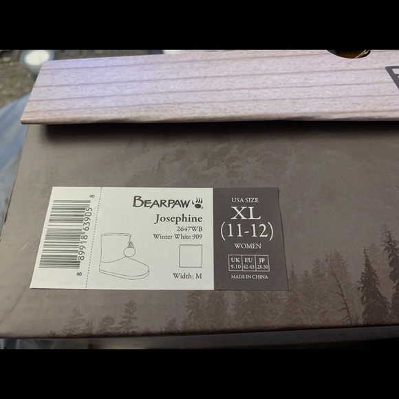 NIB Bearpaw knits slipper boot -XL - Picture 6 of 7